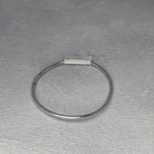Jonc Tibétain Classic Argenté Fin Taille M – Image 1
