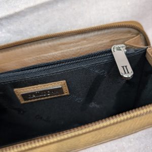 Porte feuille en cuir Grainé Camel – Image 6