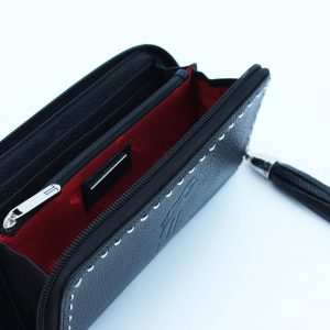 Porte feuille en cuir Grainé Camel – Image 8