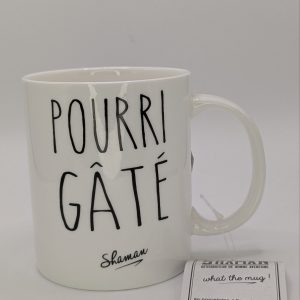 Le Fabuleux Shaman Mug Pourri gâté Blanc Porcelaine