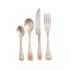 Coffrets de Couverts pour Enfants Rice Kids — 4 Pièces thème licorne – Image 1